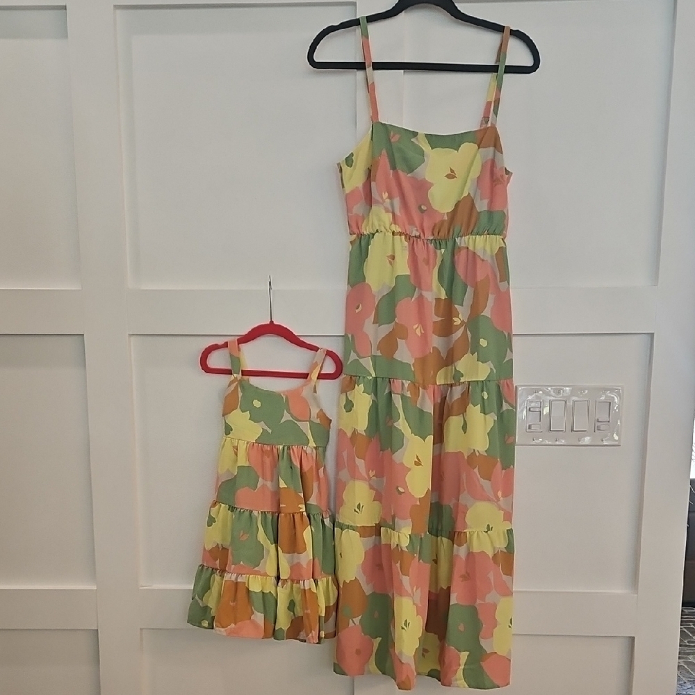 Floral Kids Dress - Multicolor